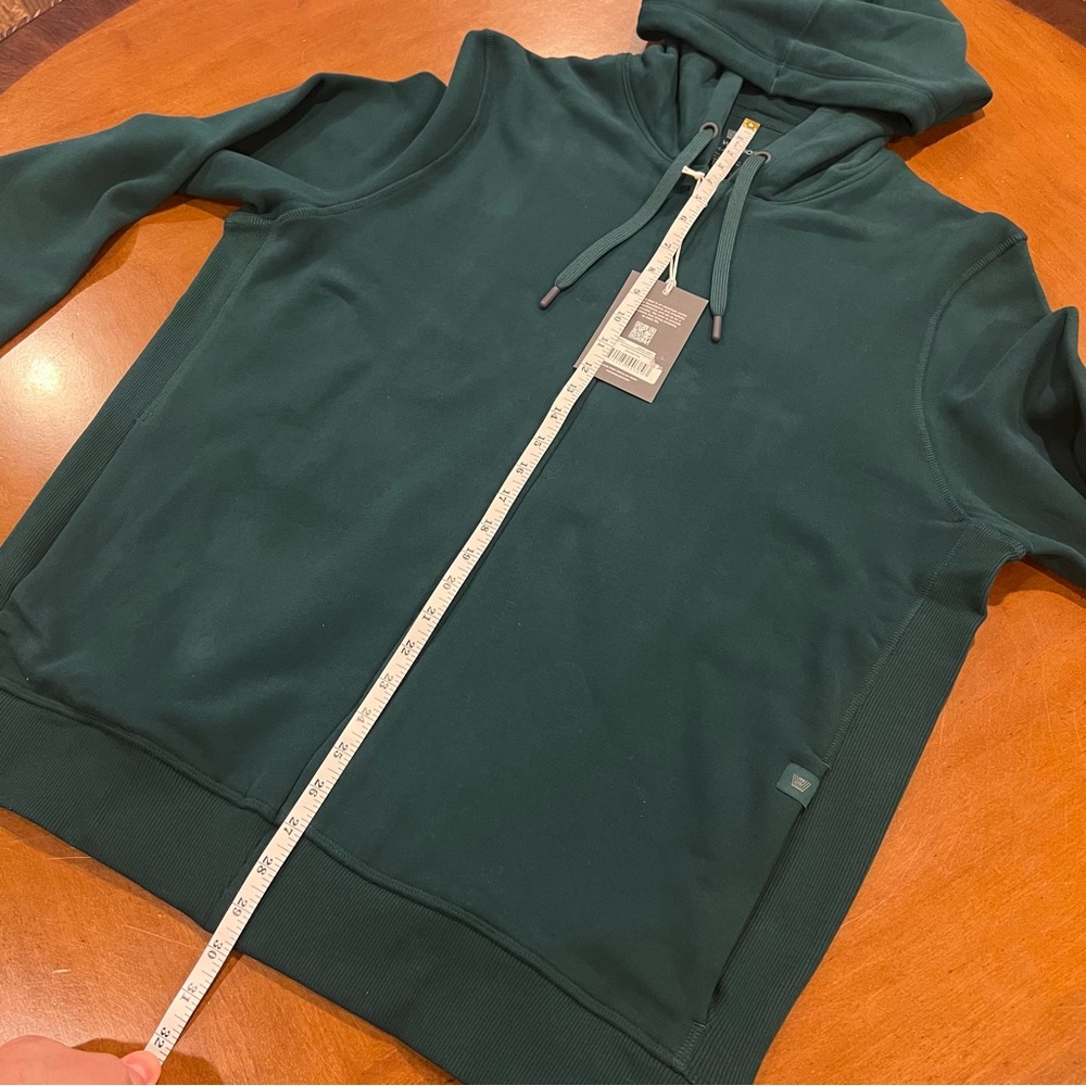 NEW Mack Weldon Men’s ACE Full-Zip Hooded Sweatshirt Midnight Pine XXL Green - Picture 14 of 15